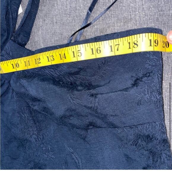 Veronica Beard Belinda Ink One-Shoulder Jacquard NWT Linen Top Size 12 - Picture 3 of 7